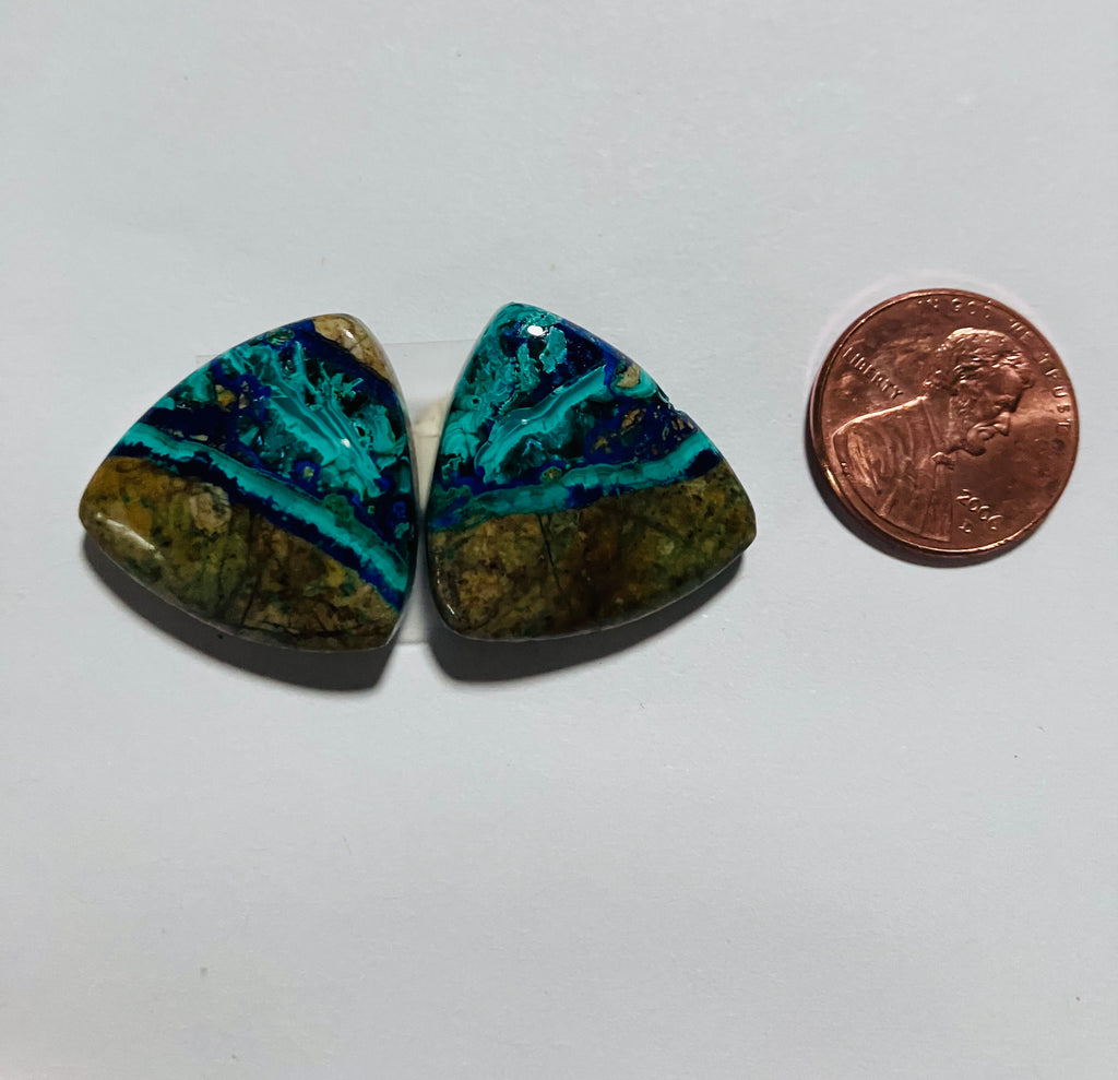 Azurite Malachite Pair V 835