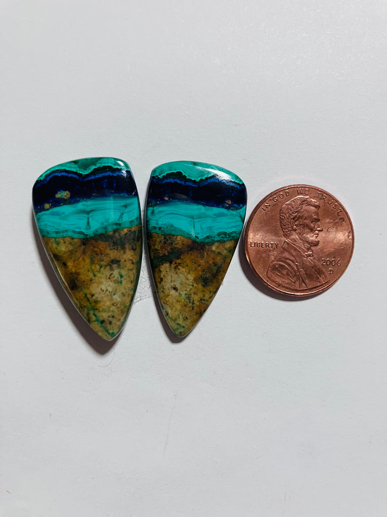 Azurite Malachite Pair V 783