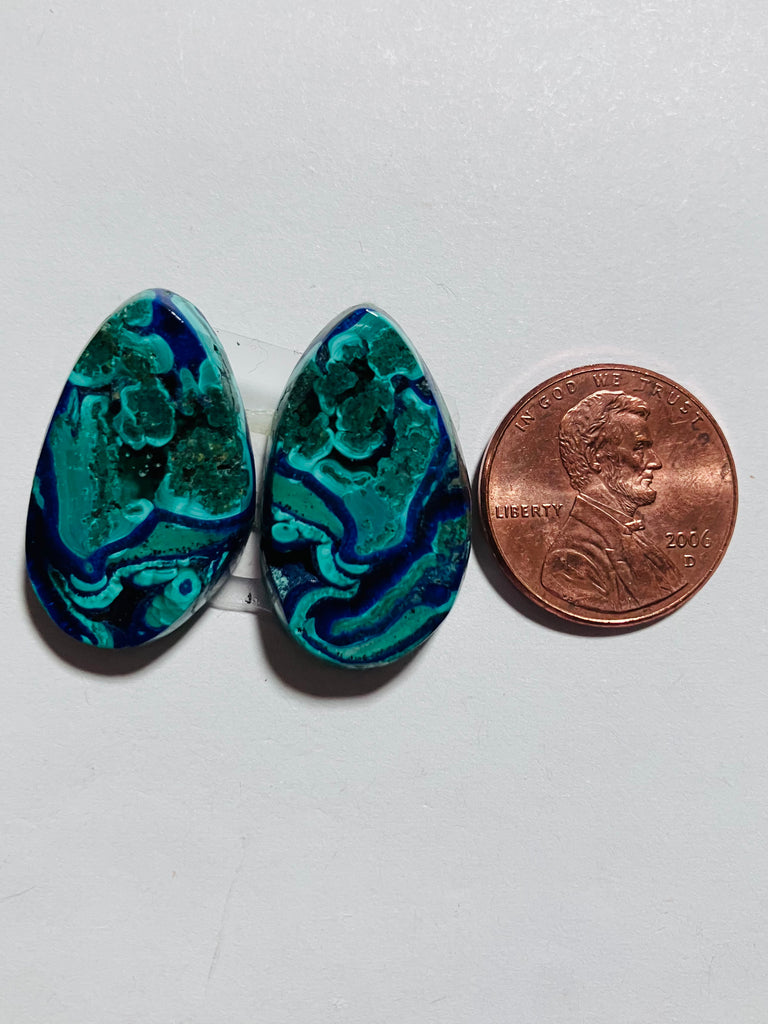 Azurite Malachite Pair V 461