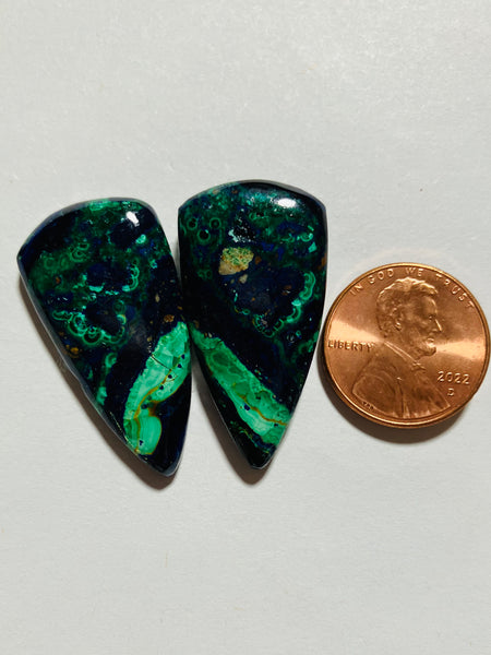 Azurite Malachite Pair v 483