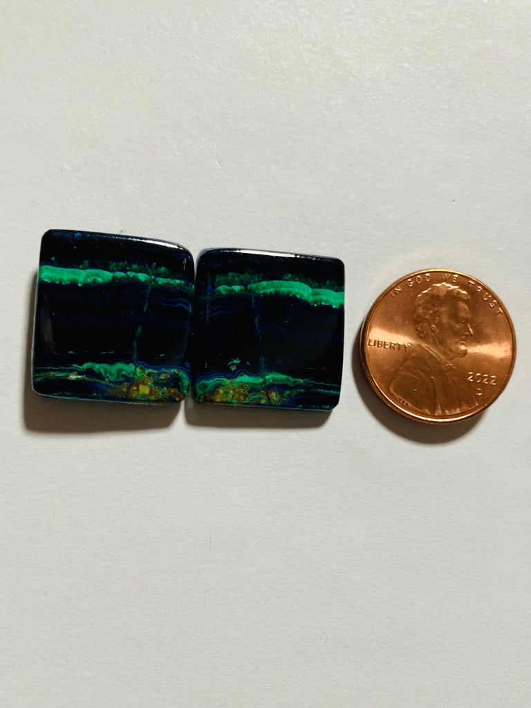 Azurite Malachite Pair V 472