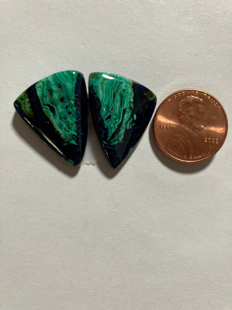 Azurite Malachite Pair v 458