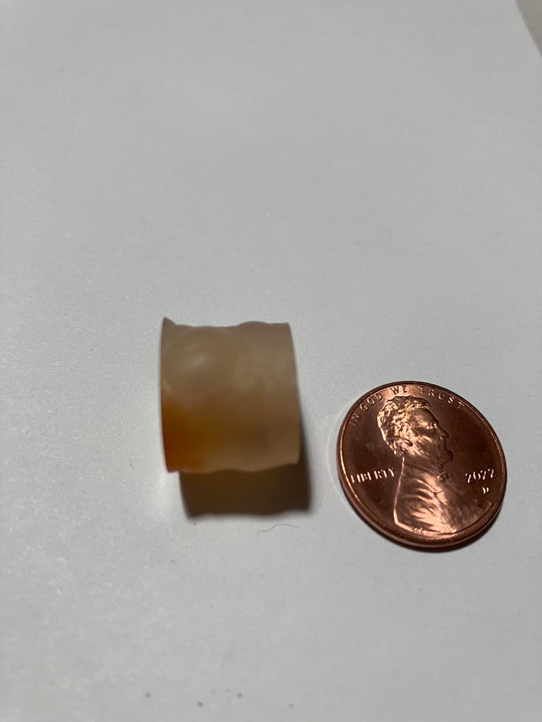 Y 322 Fossil Bamboo bead