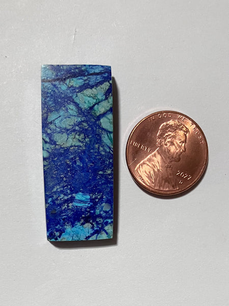 V 651 Blue Bird Azurite Pendant