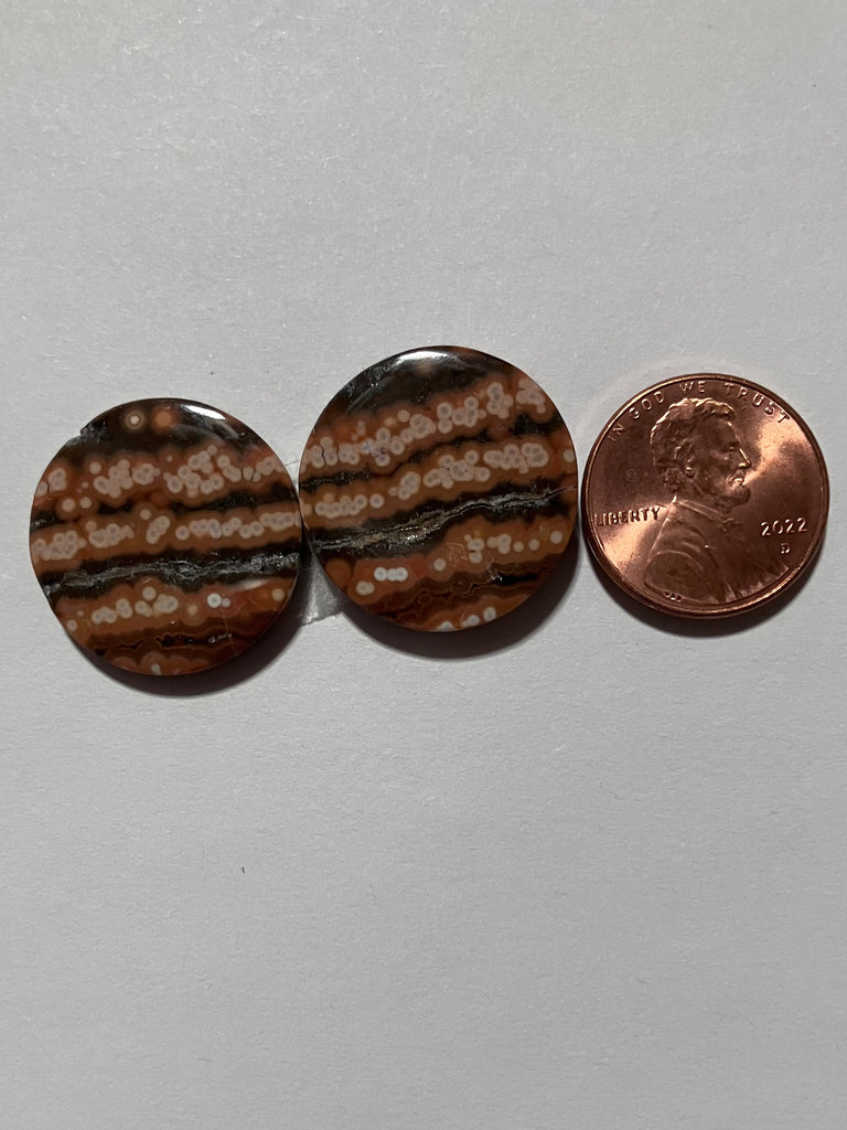 J 21 Pink River Jasper Pair