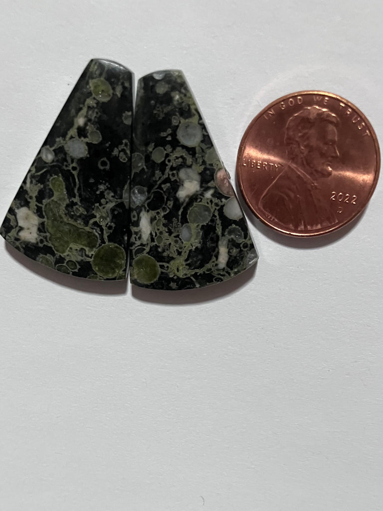 J 20 Plum Blossom Jasper Pair