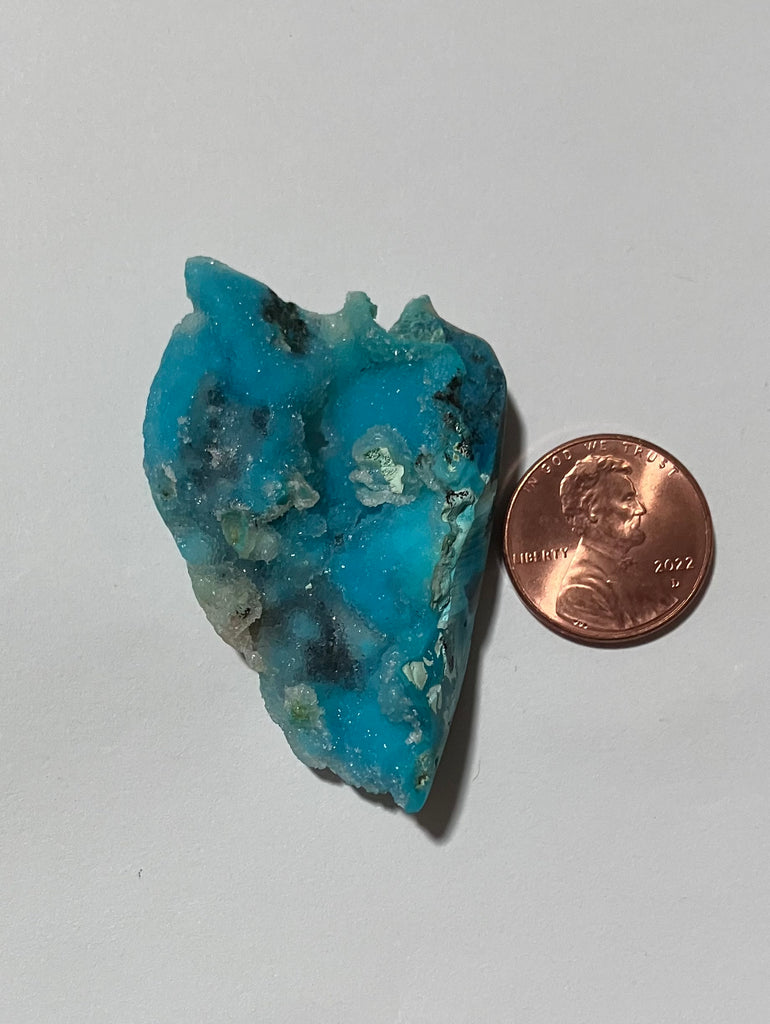 X 50 Chrysocolla Drusy Pendant
