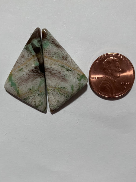 V 653 Blue Opal Pair