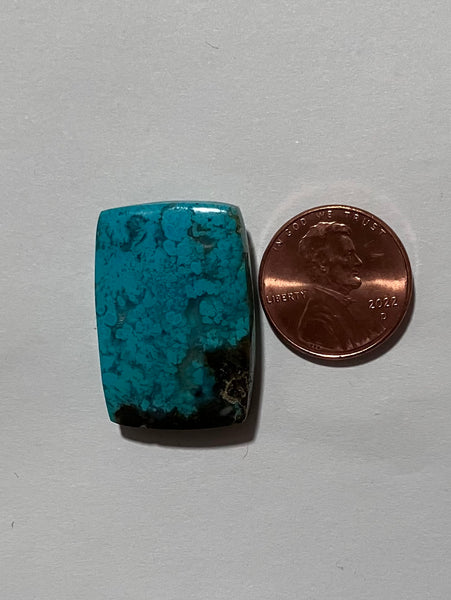V 691 Chrysocolla / Psilomelane Pendant