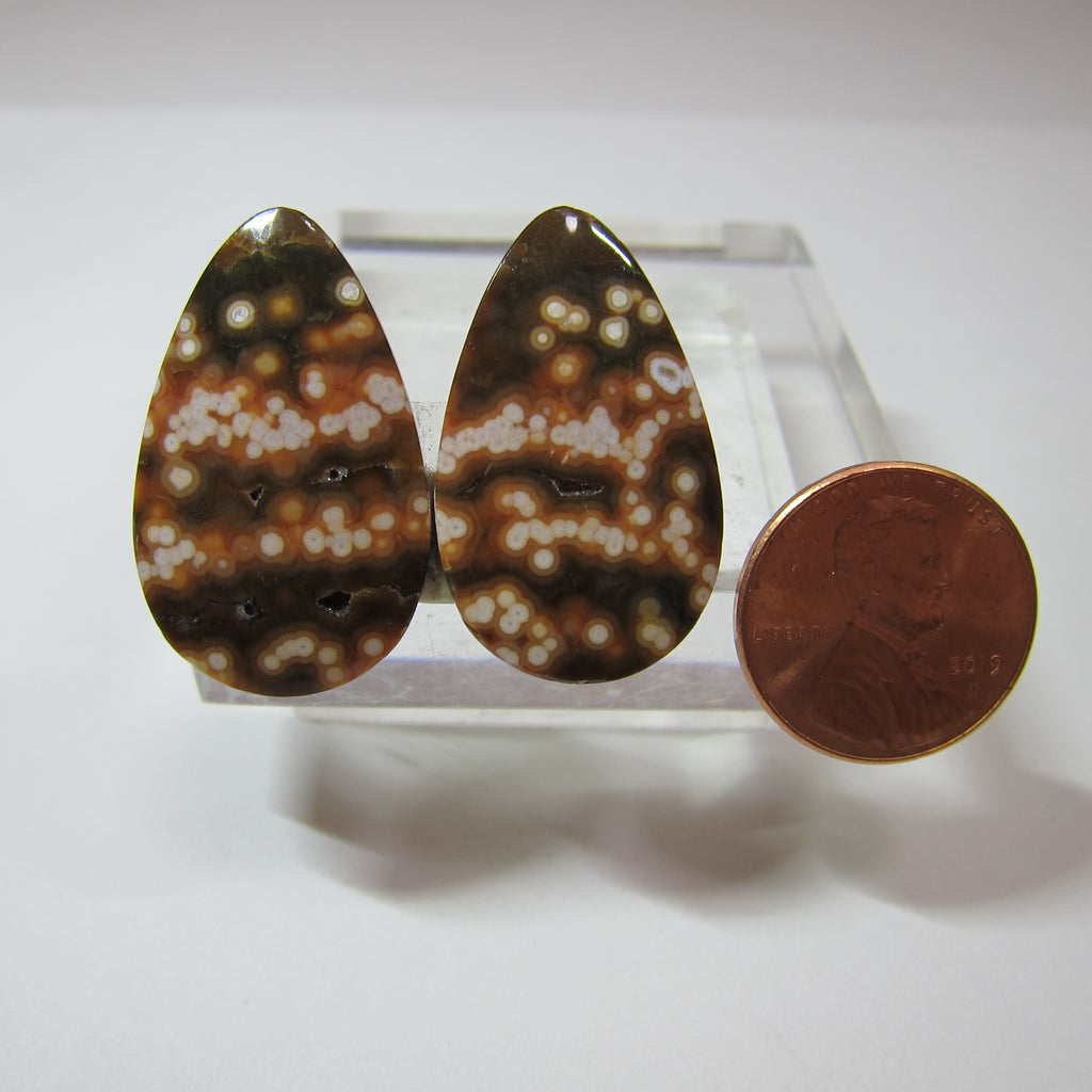 Ocean Jasper Pair V 574